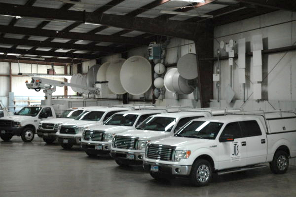 JTS warehouse and trucks
